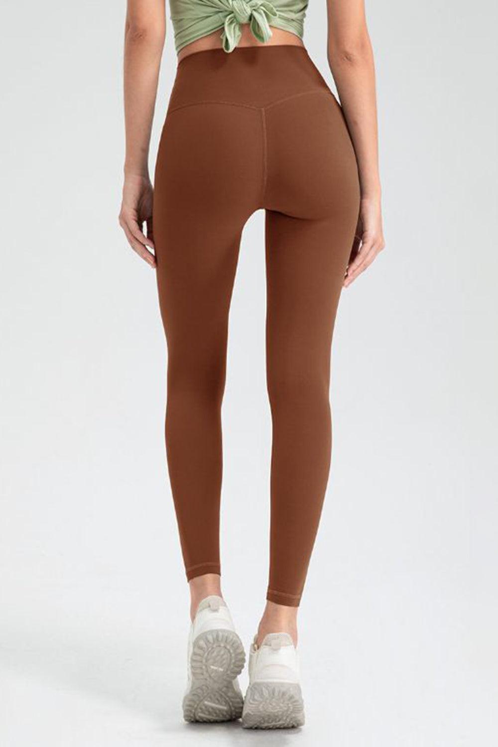 Wide Waistband High Waist Sport Leggings - 808Lush