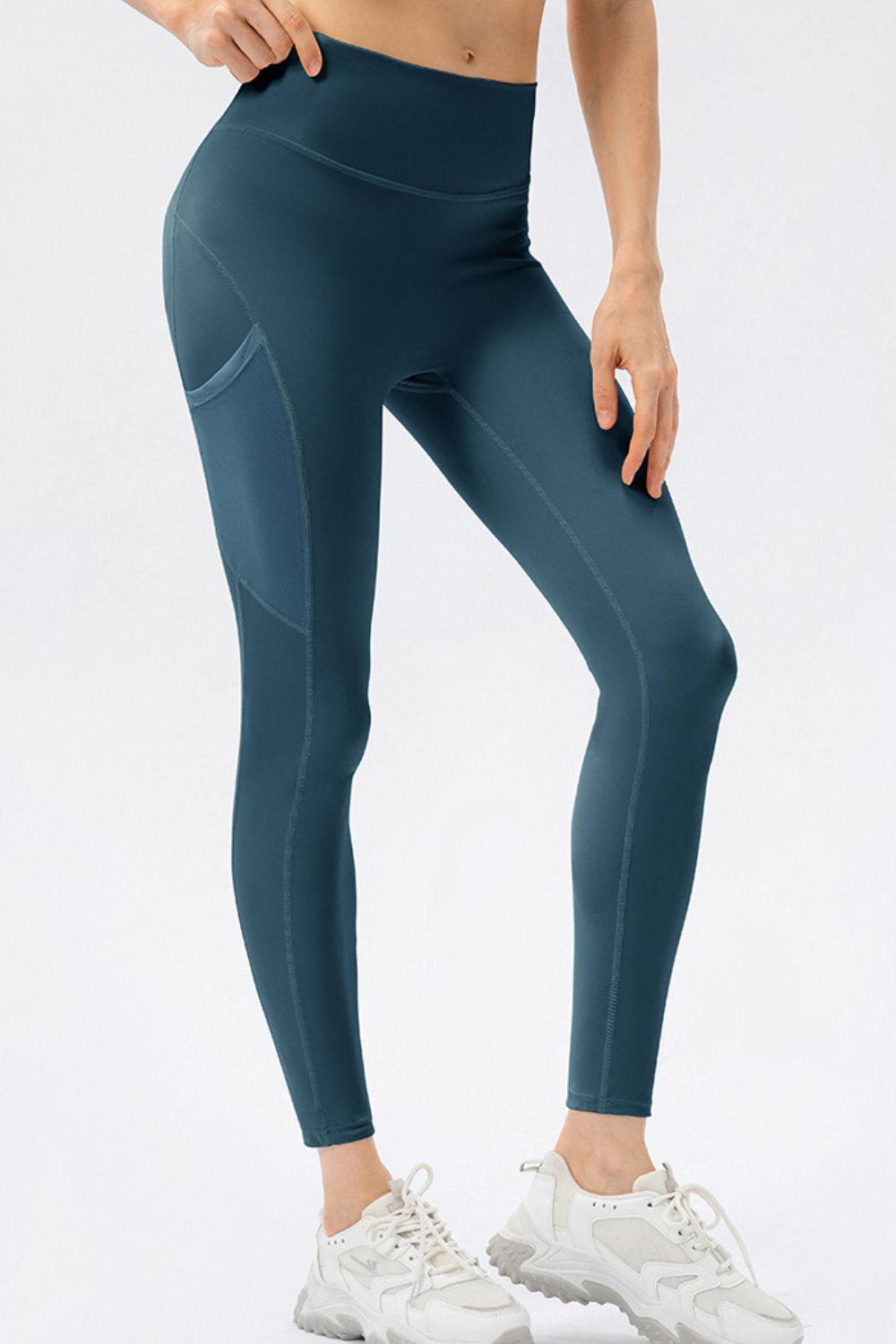 High Waist Slim Fit Long Sports Pants - 808Lush