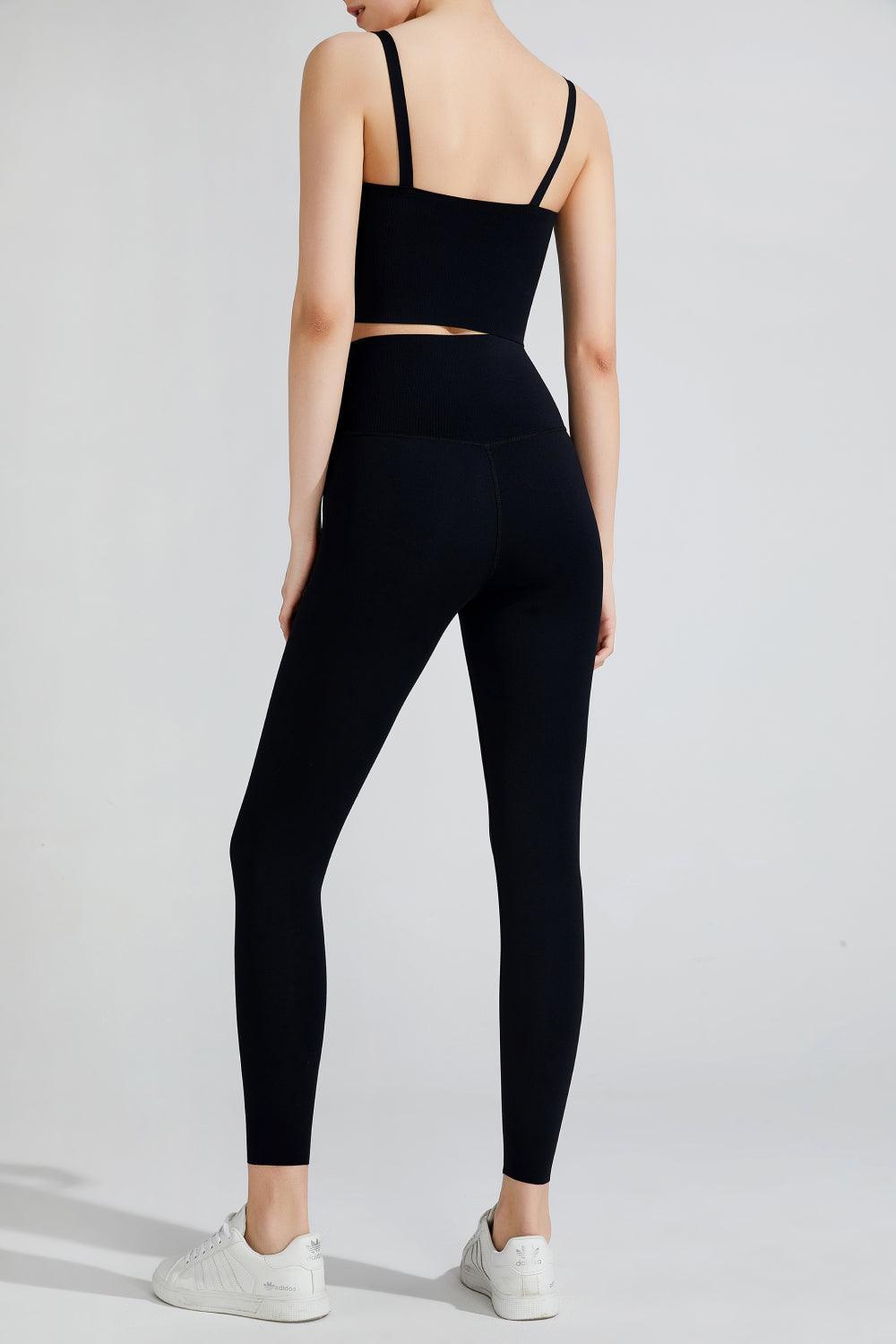 Wide Waistband Sports Leggings - 808Lush