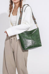 PU Leather Shoulder Bag - 808Lush