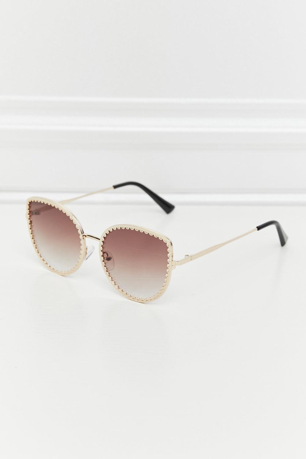 Full Rim Metal Frame Sunglasses - 808Lush