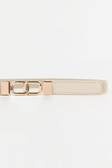 Geometric Double Buckle Elastic Belt - 808Lush