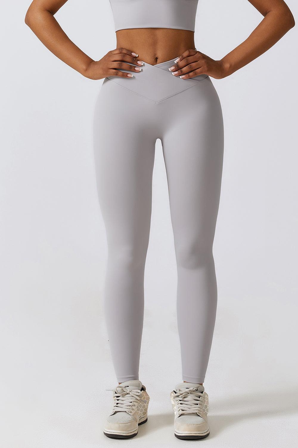 V-Waistband Sports Leggings - 808Lush