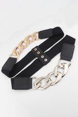 Chain Detail Elastic Belt - 808Lush