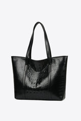 PU Leather Tote Bag - 808Lush