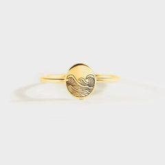 925 Sterling Silver Signet Ring - 808Lush