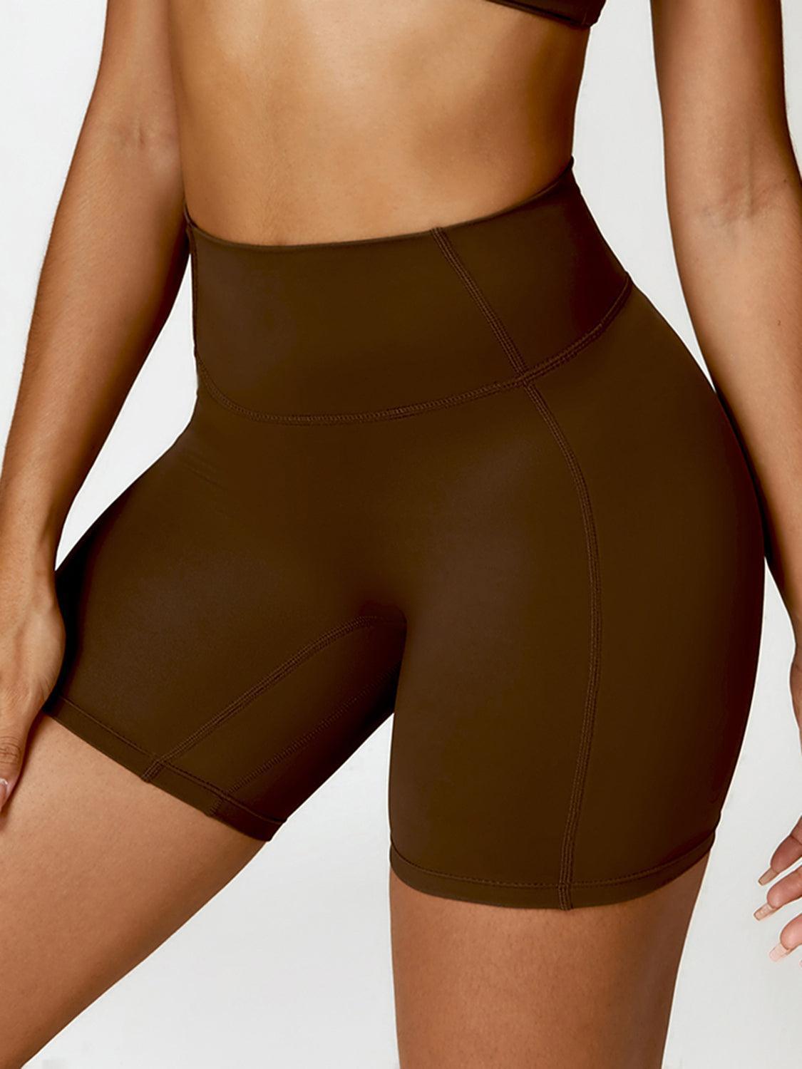 High Waist Active Shorts - 808Lush