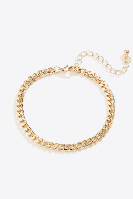 Curb Chain Copper Bracelet - 808Lush