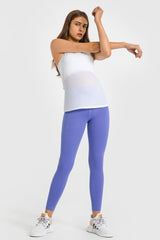 High Waist Ankle-Length Yoga Leggings - 808Lush