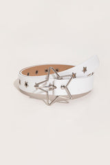 PU Leather Star Shape Buckle Belt - 808Lush