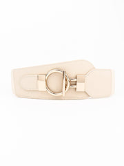 PU Elastic Wide Belt with Alloy Buckle - 808Lush