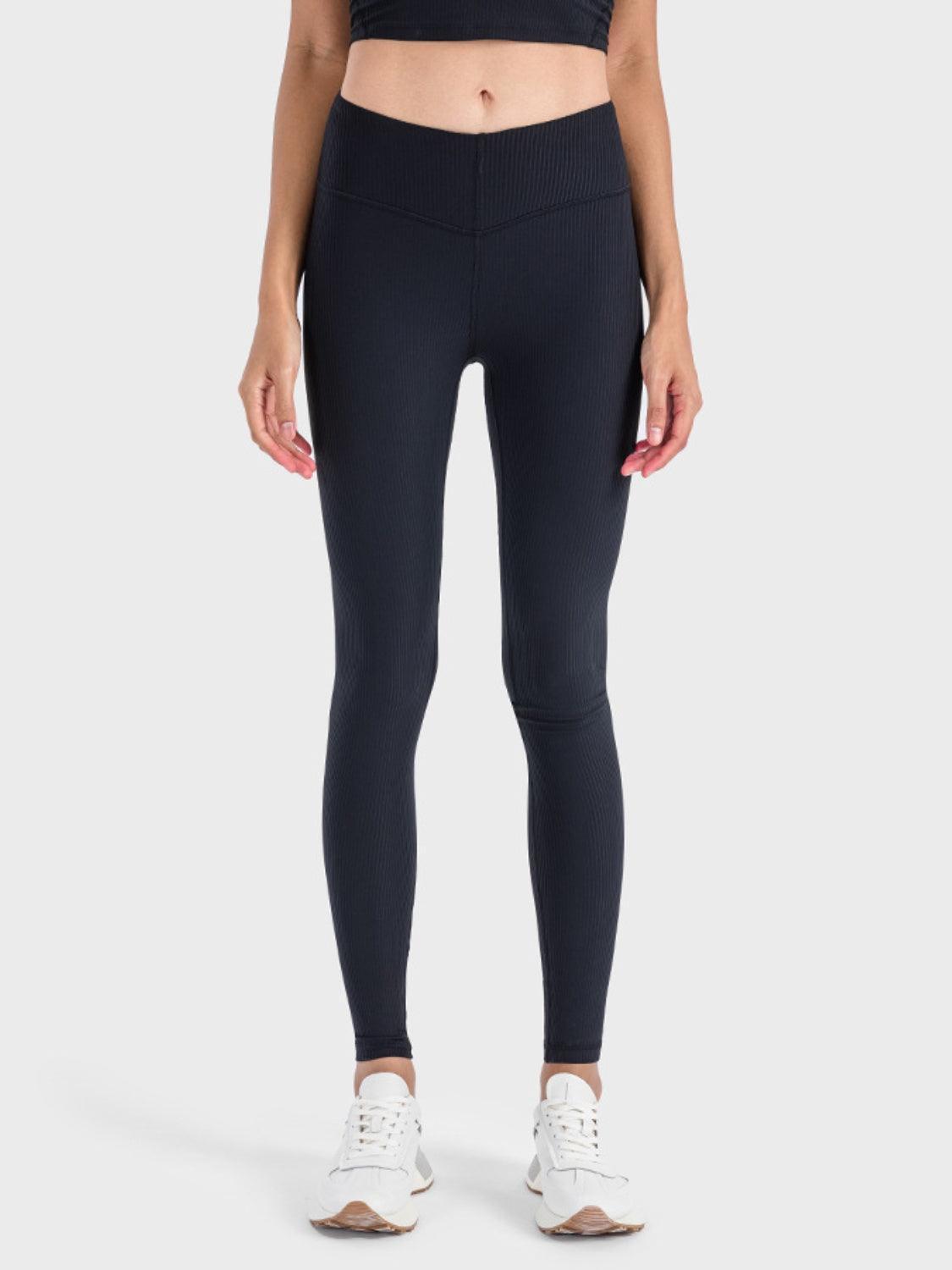 Wide Waistband Sports Leggings - 808Lush