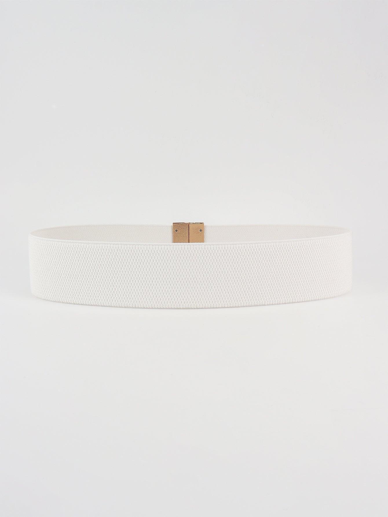 Alloy Buckle Elastic Belt - 808Lush