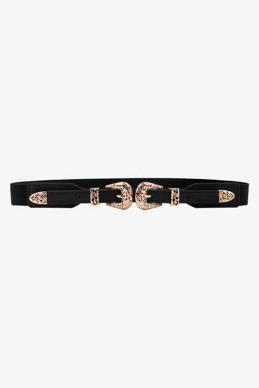 Double Buckle Elastic Belt - 808Lush