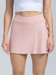 Tied High Waist Active Shorts - 808Lush