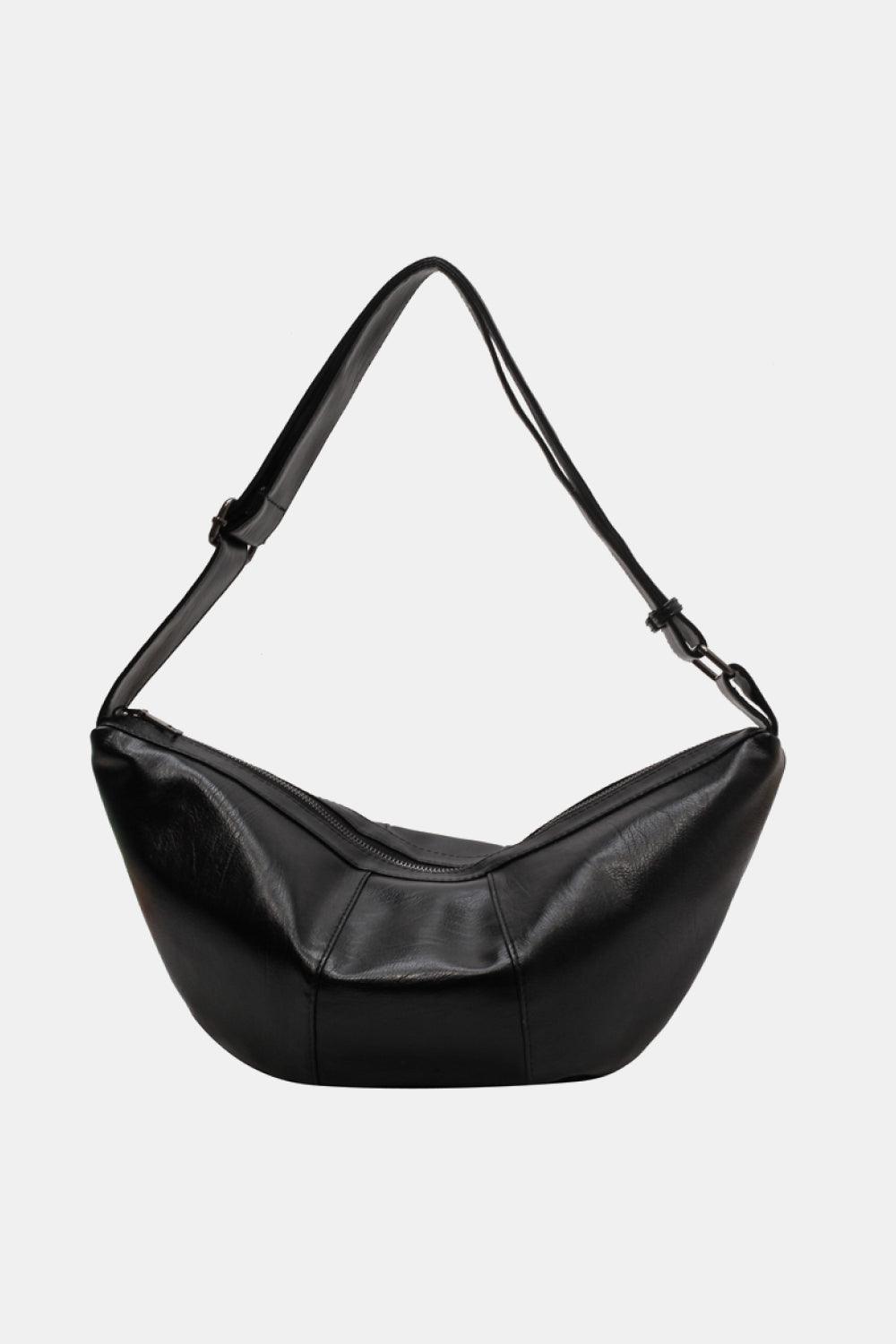 PU Leather Sling Bag - 808Lush