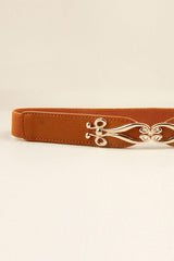 Alloy Buckle Elastic Belt - 808Lush