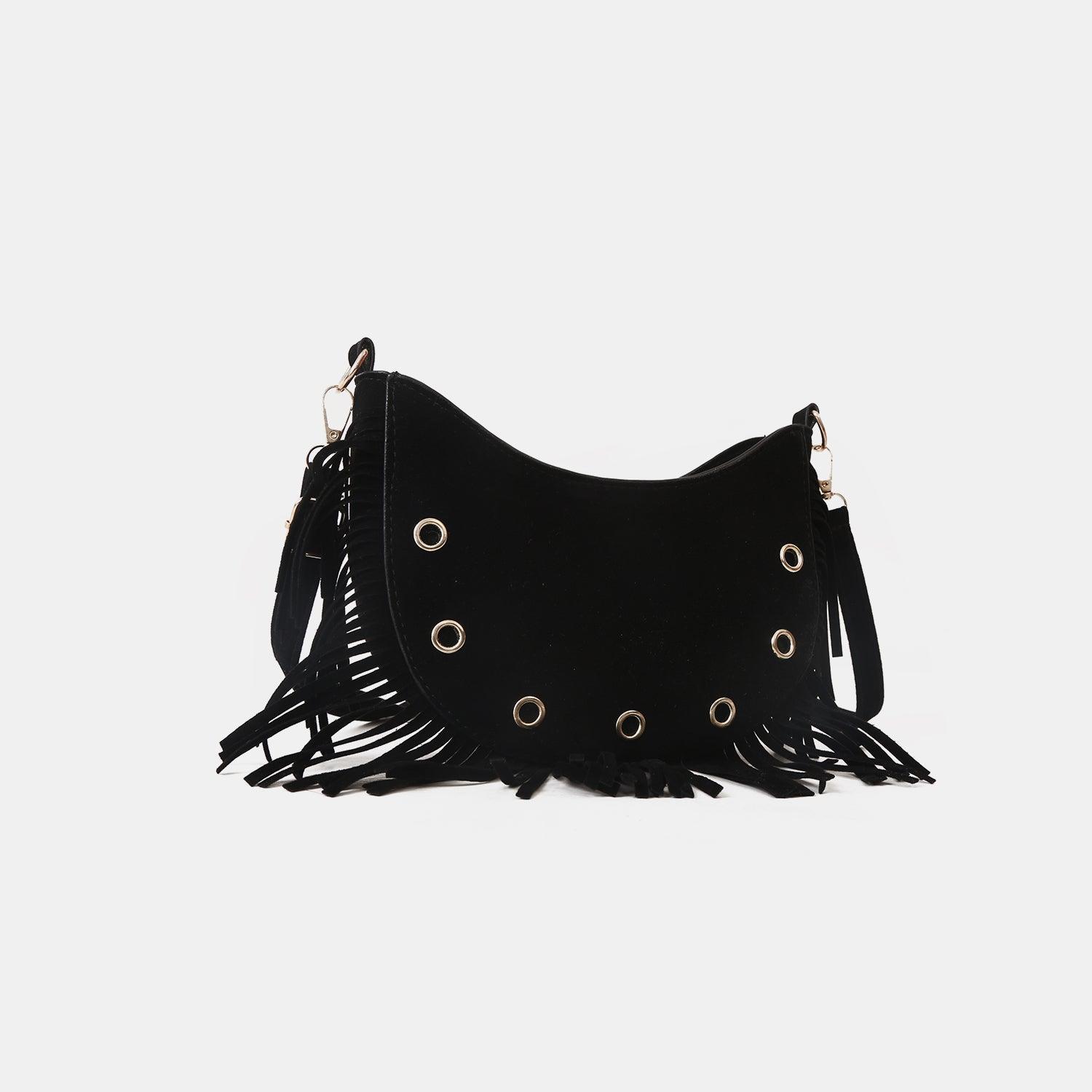 Fringe Detail Crossbody Bag - 808Lush