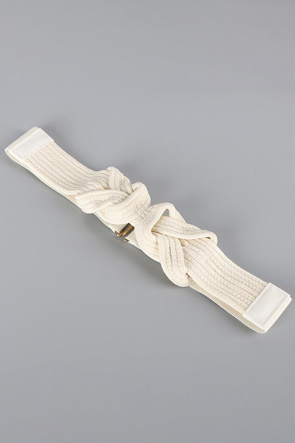 PU Leather Wide Elastic Belt - 808Lush