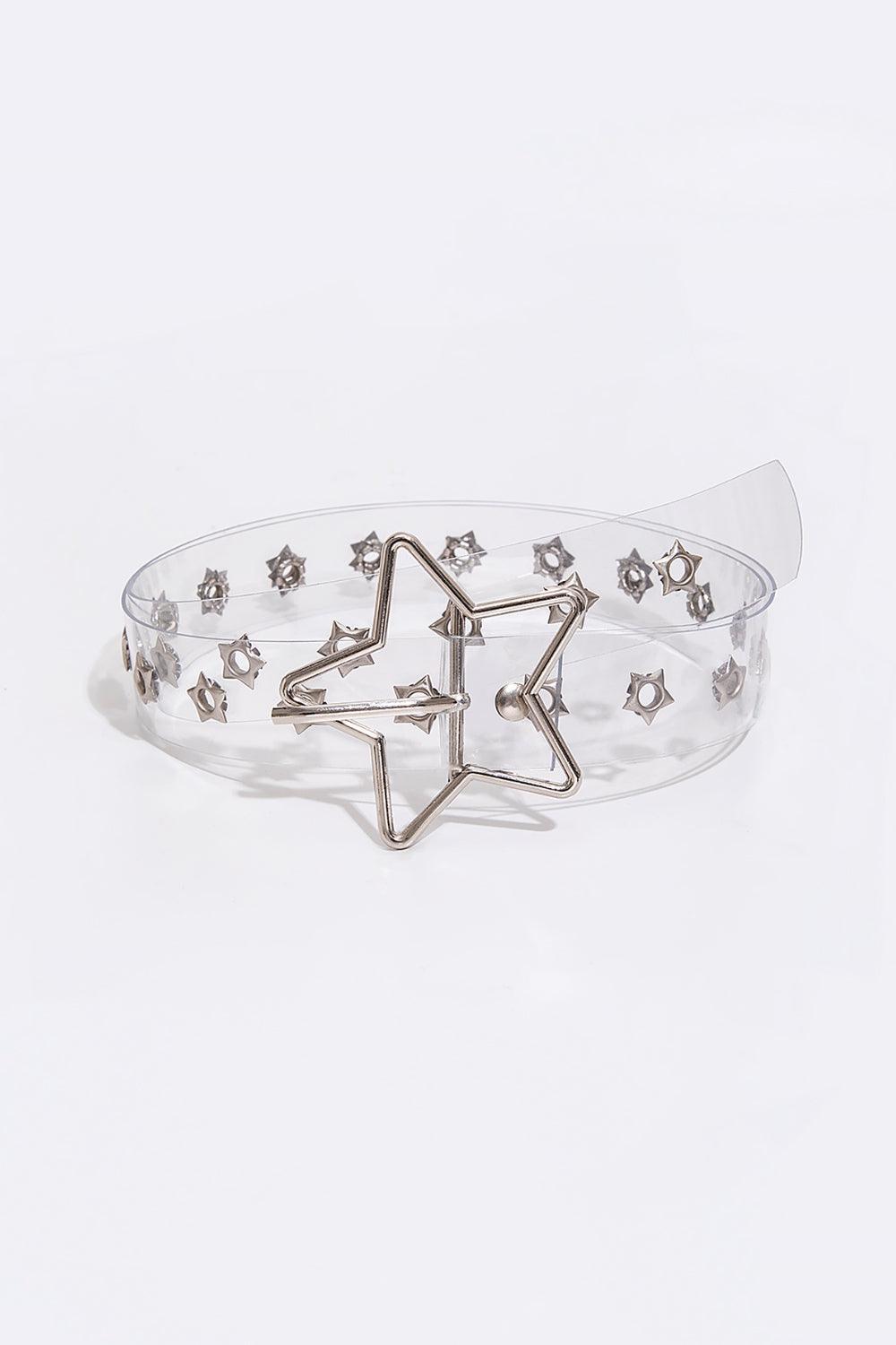 Adjustable PVC Star Shape Buckle Belt - 808Lush