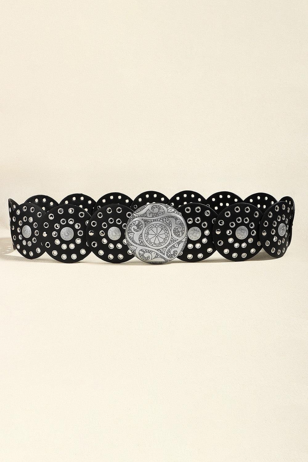 Vintage PU Leather Wide Belt - 808Lush