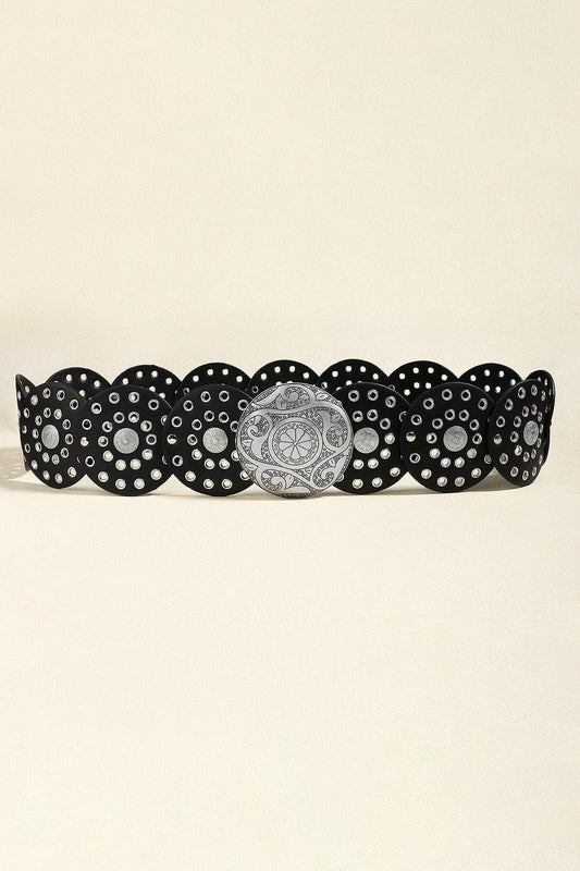 Vintage PU Leather Wide Belt - 808Lush