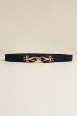 Alloy Buckle Elastic Belt - 808Lush