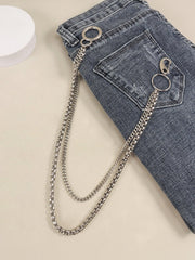 Double-Layered Metal Chain Belt - 808Lush