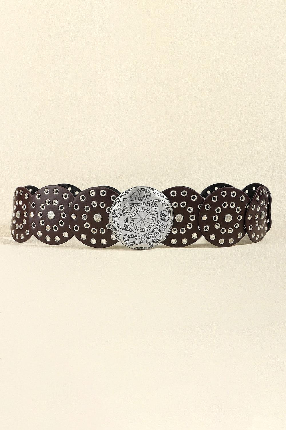 Vintage PU Leather Wide Belt - 808Lush