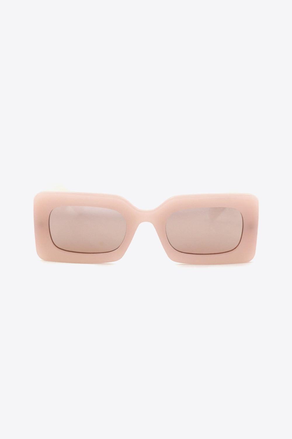 Polycarbonate Frame Rectangle Sunglasses - 808Lush