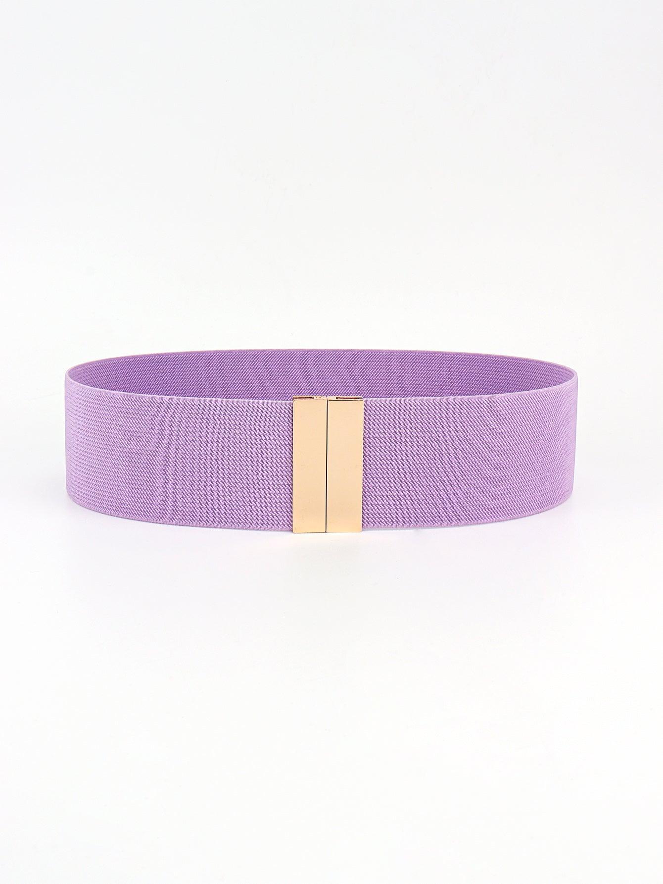 Alloy Buckle Elastic Belt - 808Lush