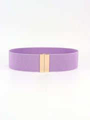 Alloy Buckle Elastic Belt - 808Lush