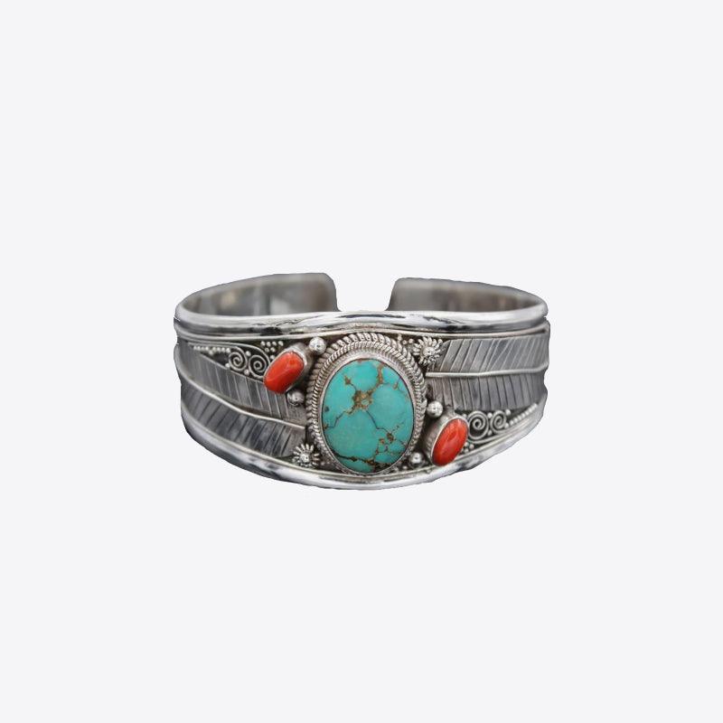 Turquoise Open Bracelet - 808Lush