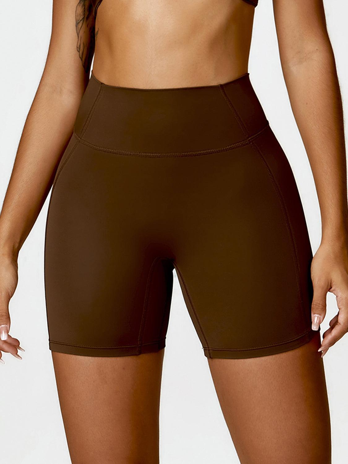 High Waist Active Shorts - 808Lush