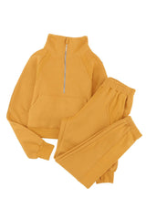 Half-Zip Sports Set with Pockets - 808Lush