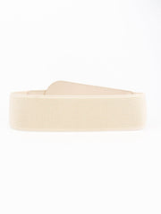 PU Elastic Wide Belt with Alloy Buckle - 808Lush