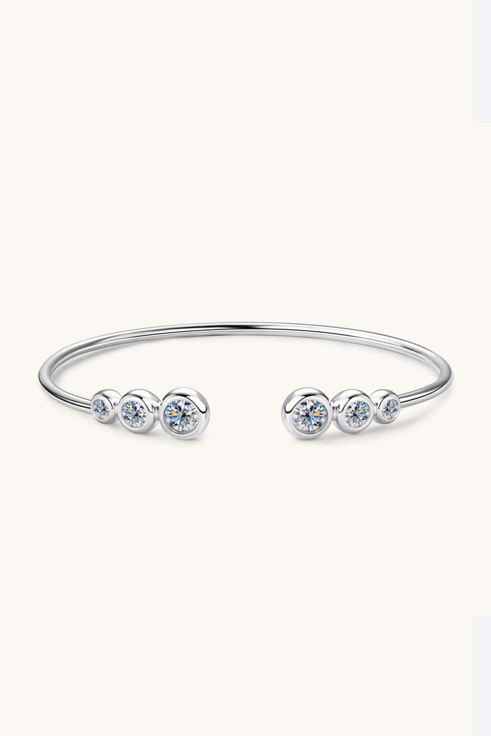 1.8 Carat Moissanite 925 Sterling Silver Bracelet - 808Lush