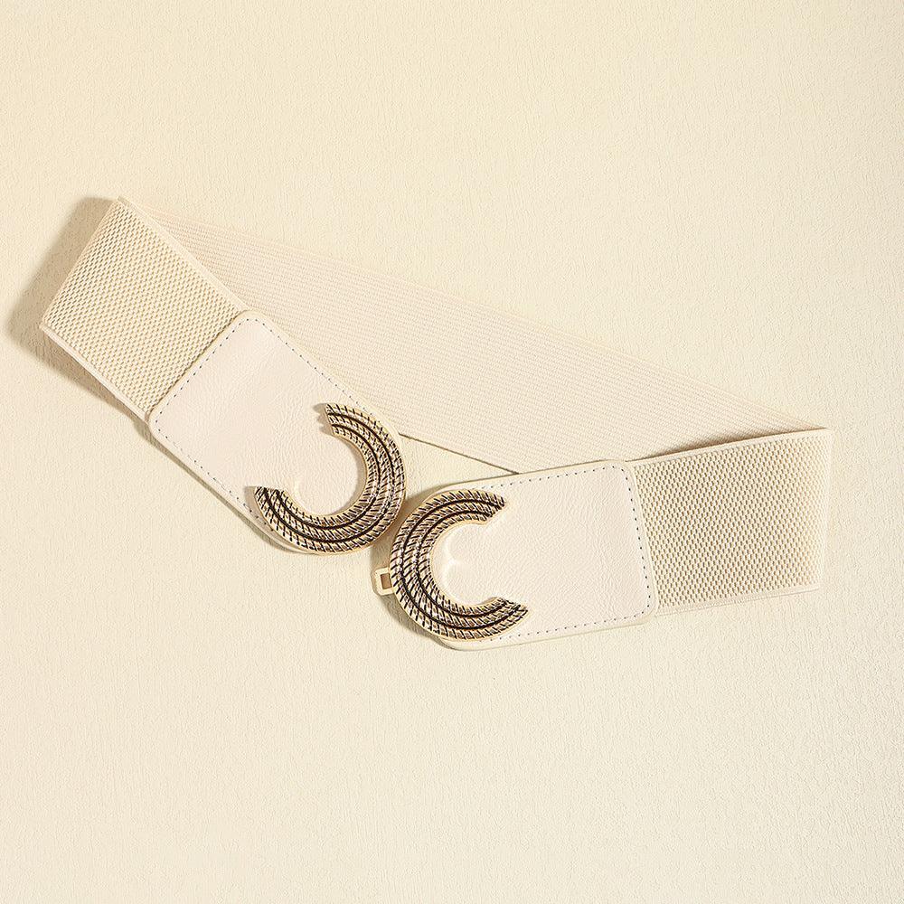 Double C Buckle Elastic Belt - 808Lush