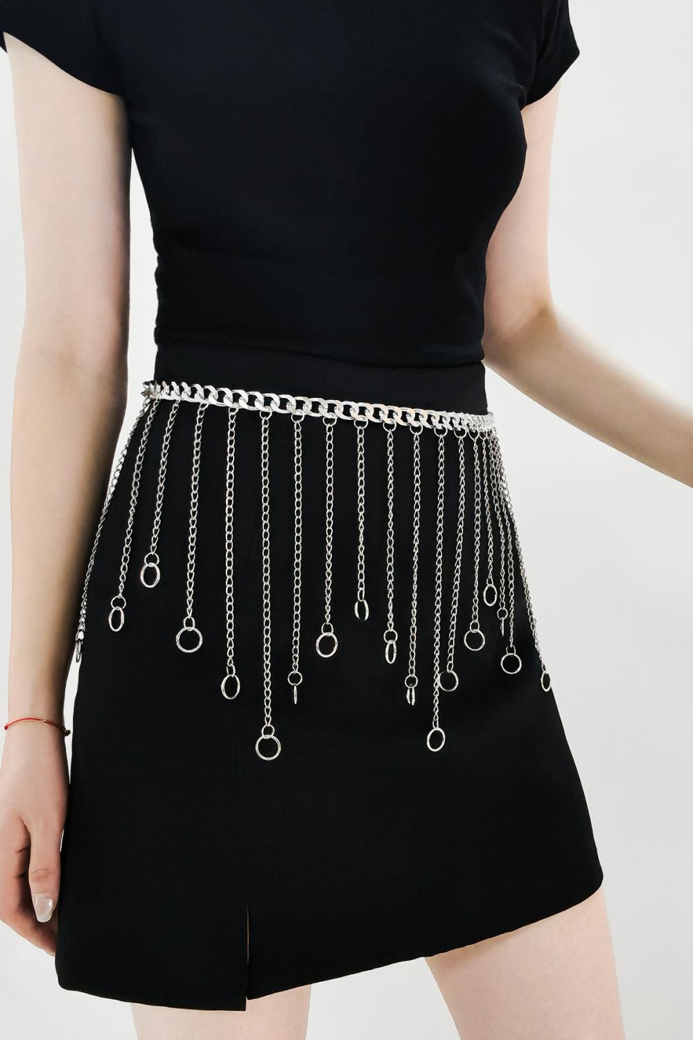 Fringe Chain Alloy Belt - 808Lush