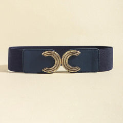 Double C Buckle Elastic Belt - 808Lush