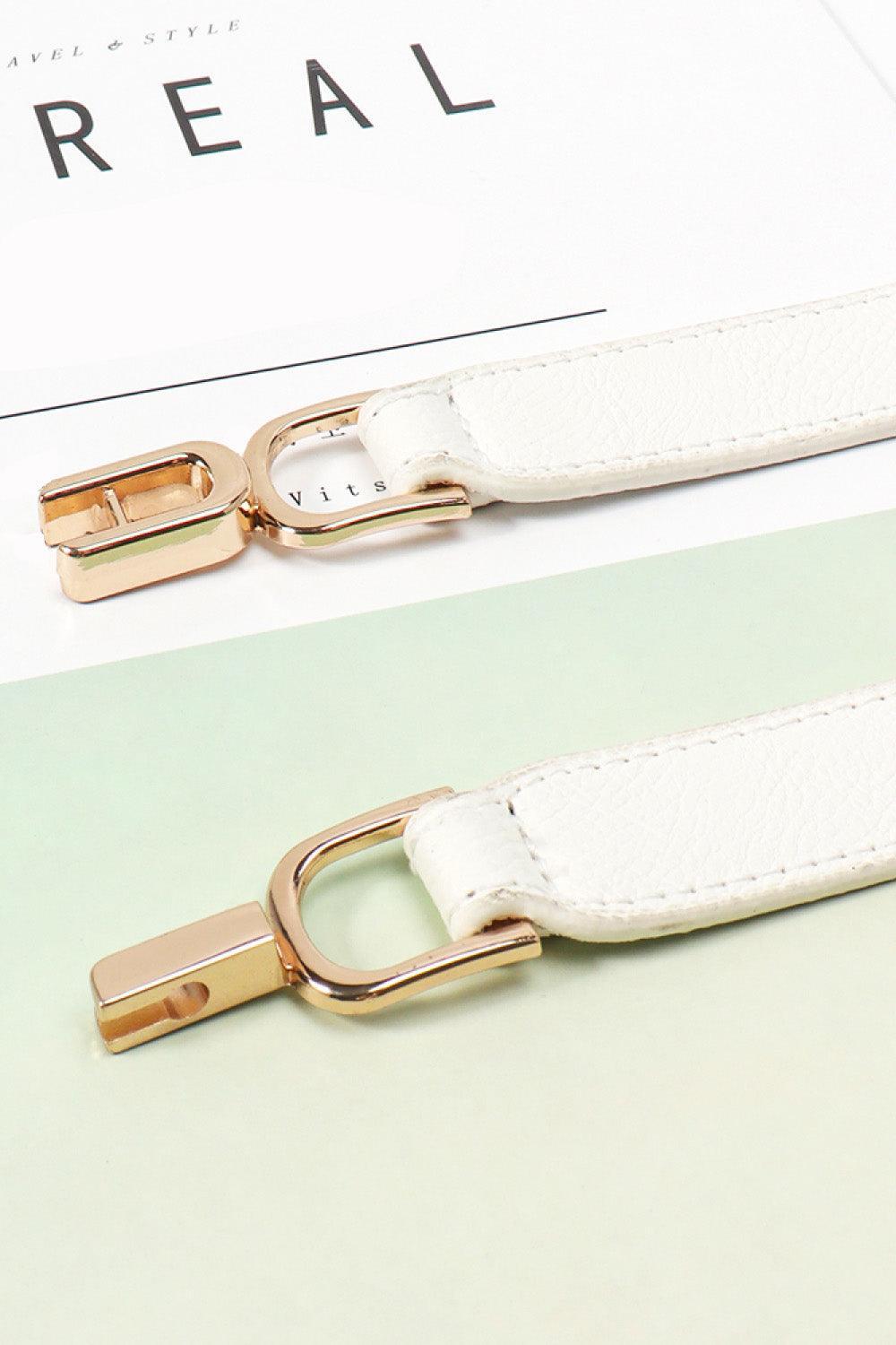 Alloy Buckle Elastic Belt - 808Lush