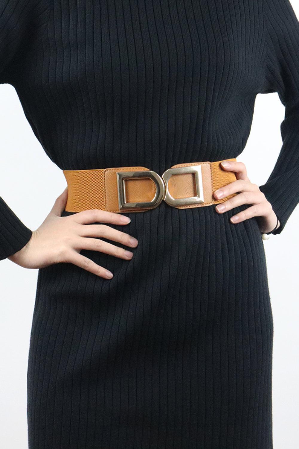 Double D Buckle PU Belt - 808Lush