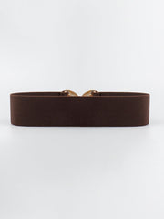 Geometric Buckle Elastic Wide Belt - 808Lush