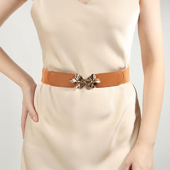 Alloy Buckle Elastic Belt - 808Lush