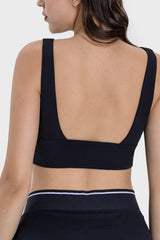 Backless Wide Strap Active Bra - 808Lush