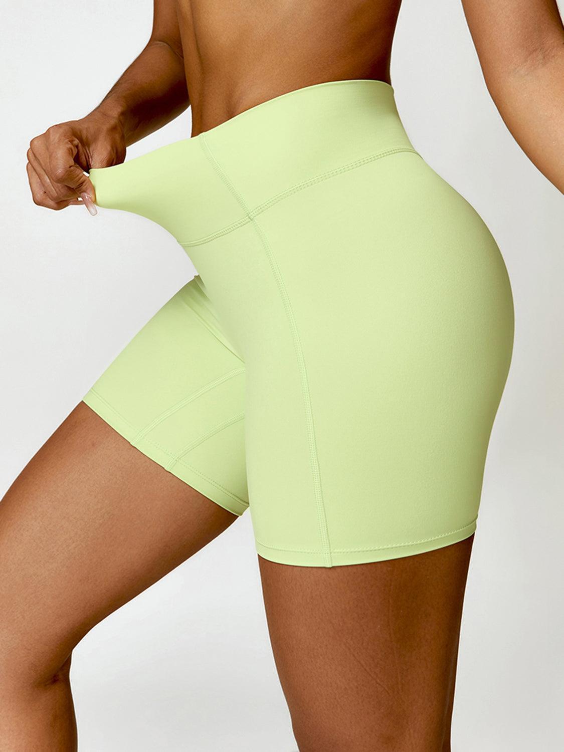 High Waist Active Shorts - 808Lush