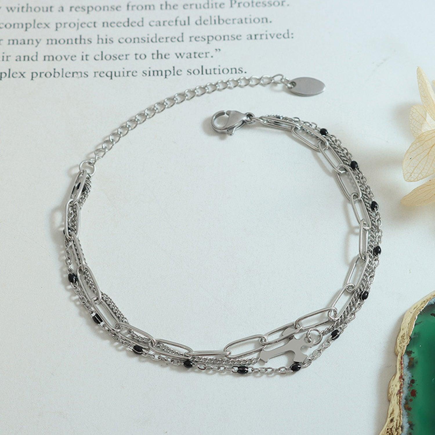 Titanium Steel Three-Layered Bracelet - 808Lush