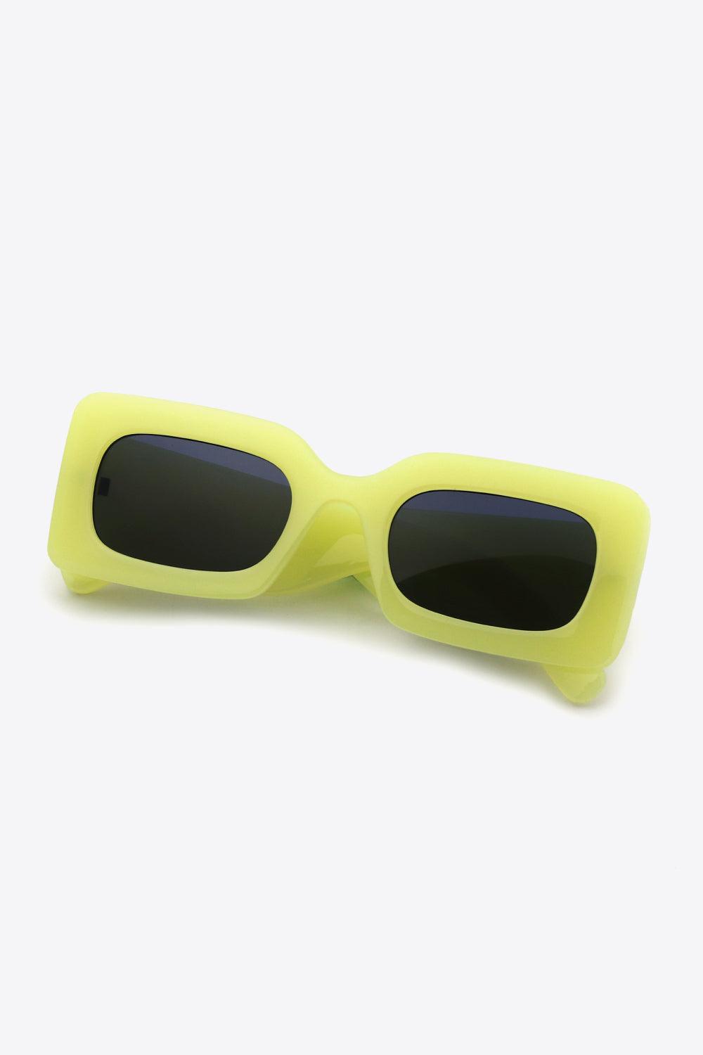 Polycarbonate Frame Rectangle Sunglasses - 808Lush