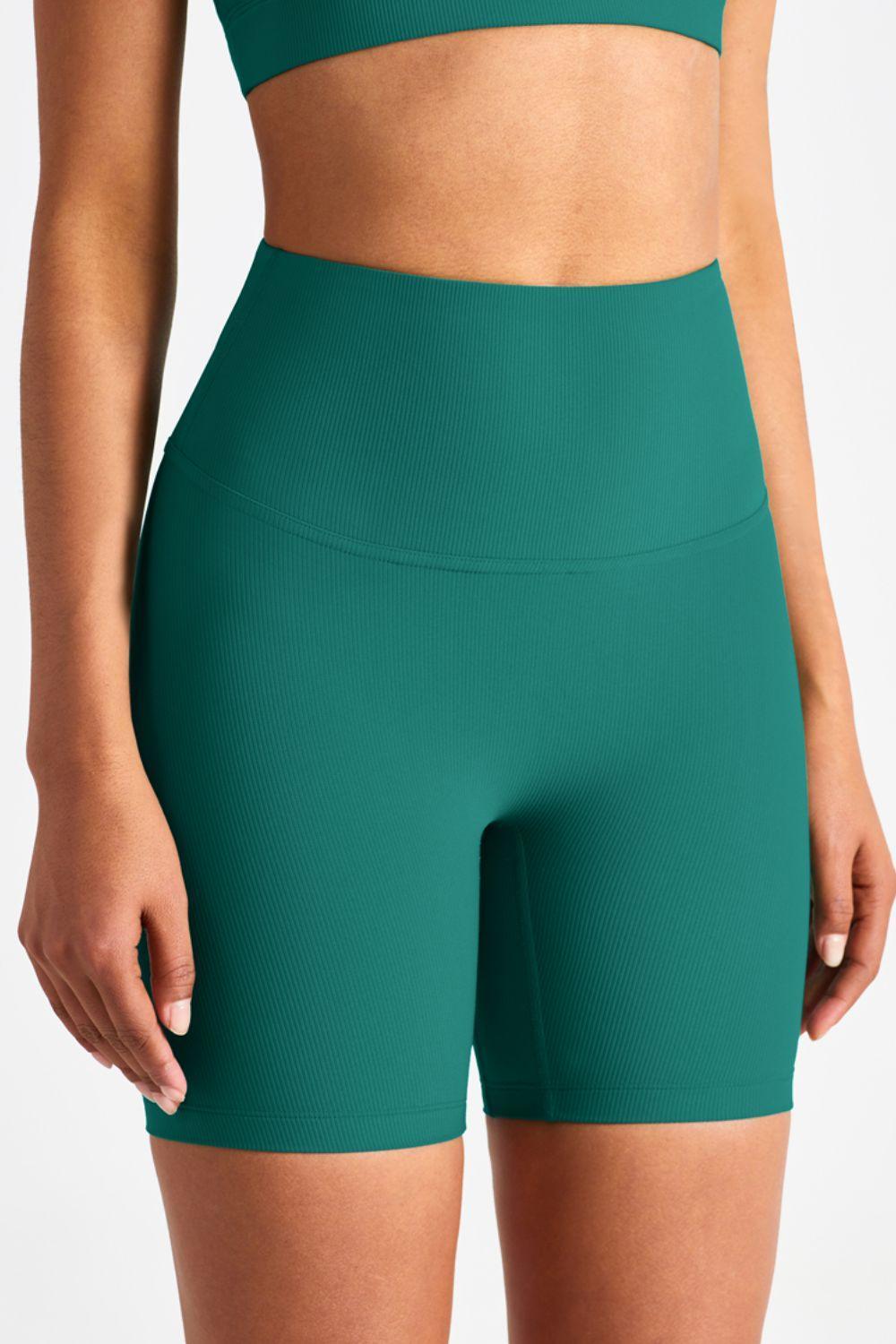 Wide Waistband Sports Shorts - 808Lush