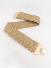 Alloy Buckle Elastic Belt - 808Lush